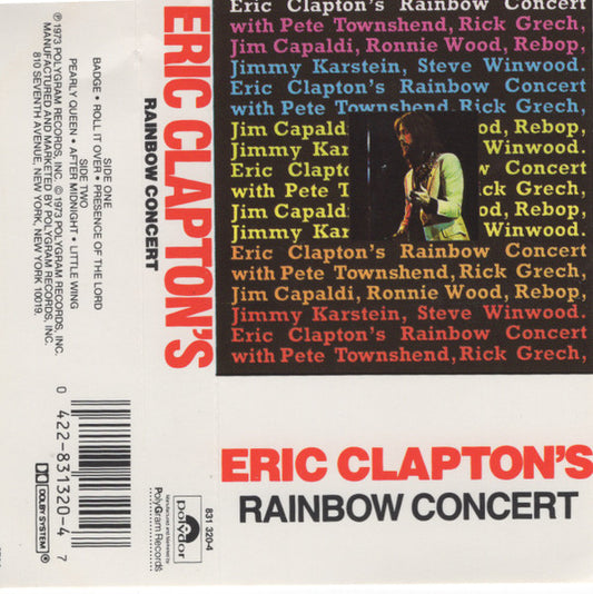 ERIC CLAPTON'S - RAINBOW CONCERT CASSETTE