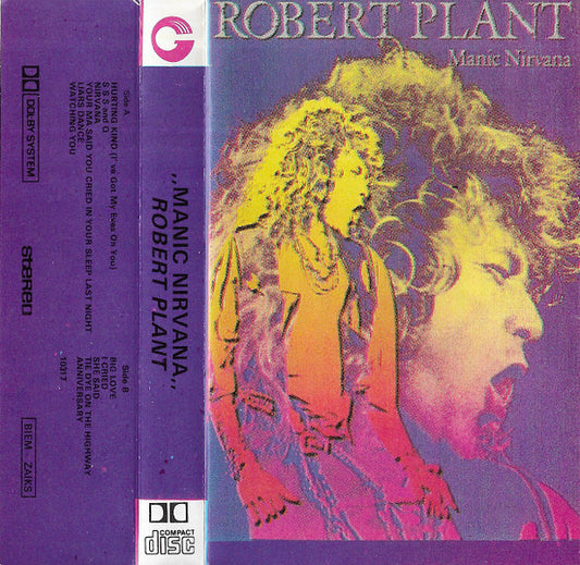 ROBERT PLANT - MANIC NIRVANA  CASSETTE