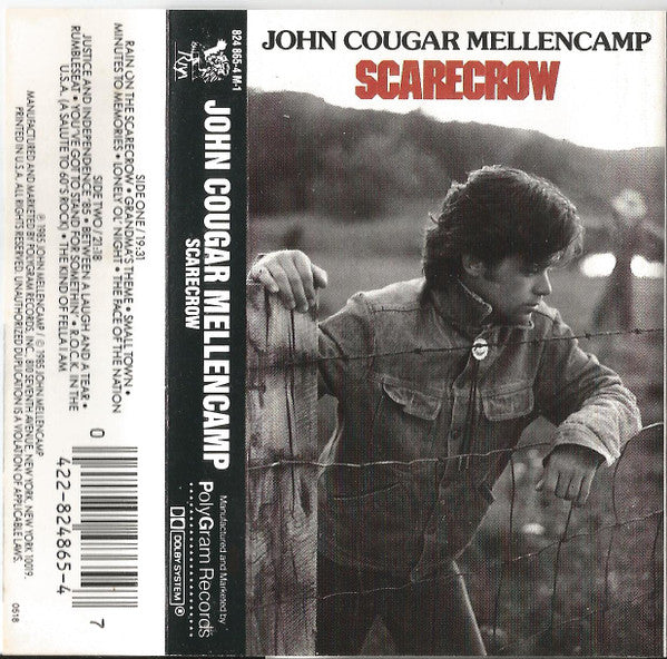 JOHN COUGAR MELLENCAMP - SCARECROW CASSETTE