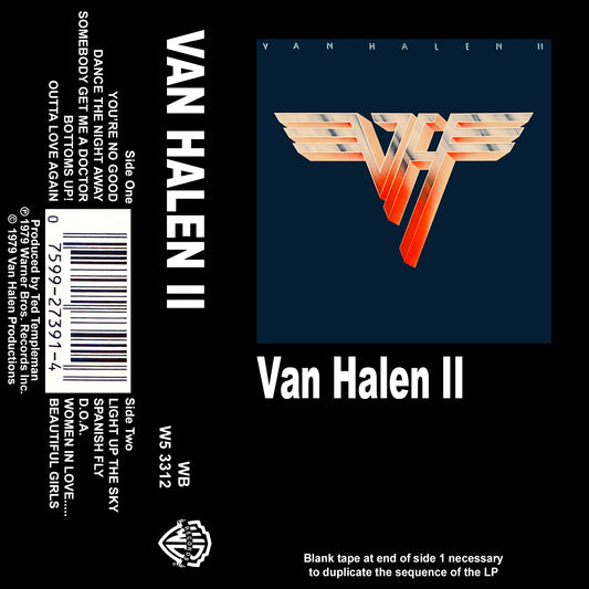 VAN HALEN - II  CASSETTE