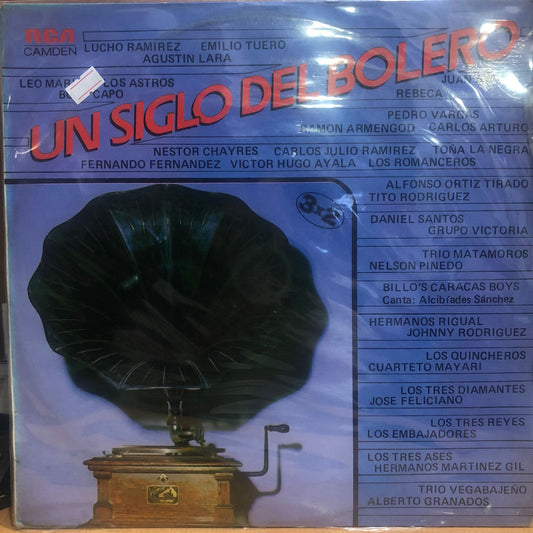 UN SIGLO DEL BOLERO LP TRIPLE