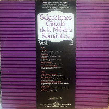 SELECCIONES CIRCULO DE LA MUSICA ROMANTICA VOL.3 LP