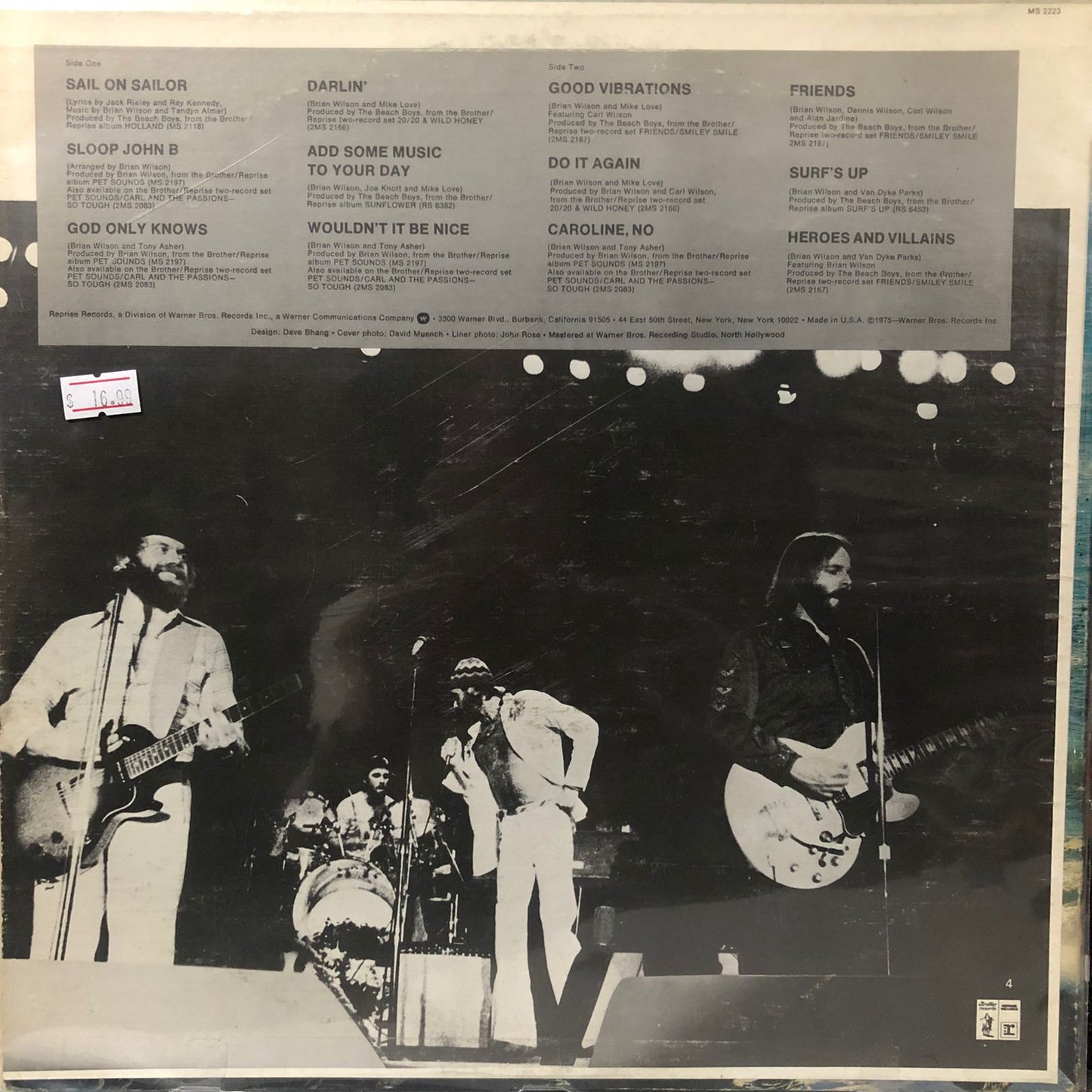 THE BEACH BOYS - BEST OF  LP