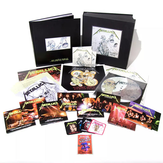 METALLICA - AND JUSTICE FOR ALL REMASTERED! BOX SET: LPS, CDS, POSTER