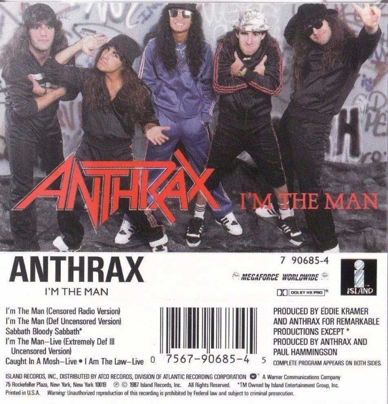 ANTHRAX - I ' M THE MAN CASSETTE