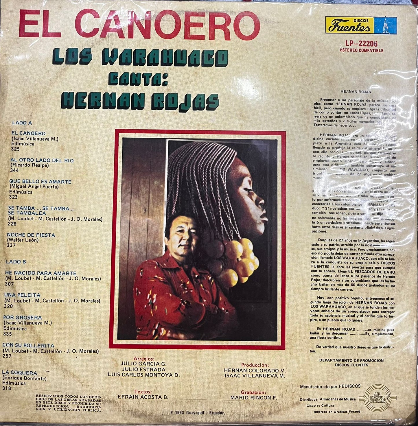 LOS WARAHUACO - EL CANOERO LP