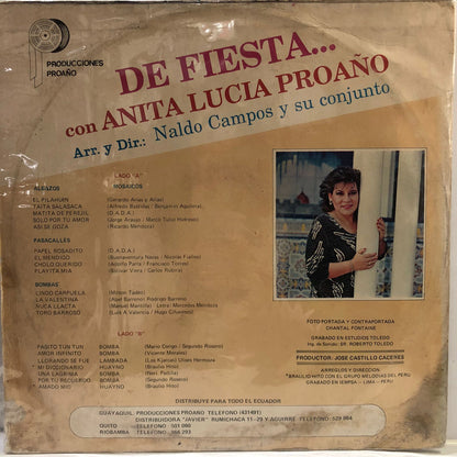 ANITA LUCIA PROAÑO - DE FIESTA... CON NALDO CAMPOS Y SU CONJUNTO LP