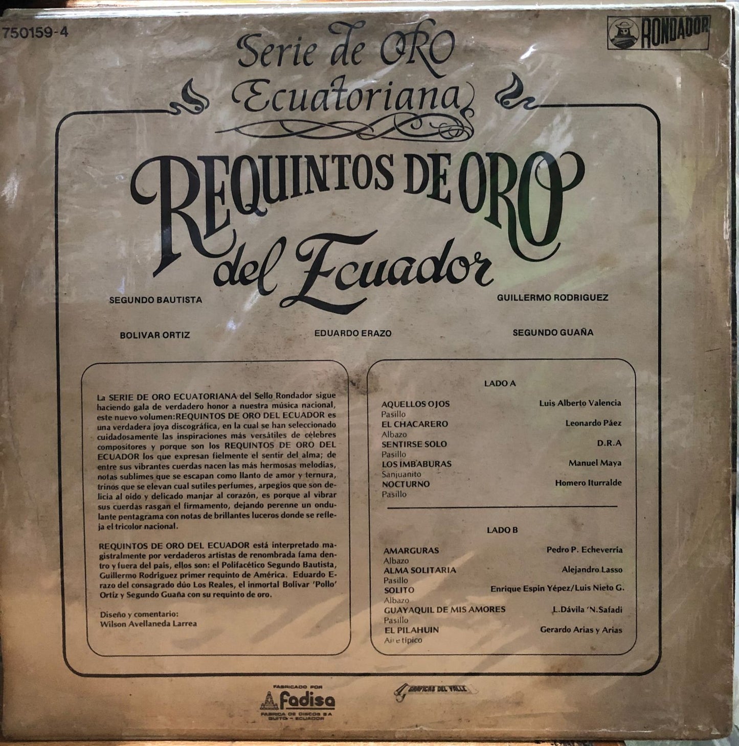 REQUINTOS DE ORO DEL ECUADOR LP