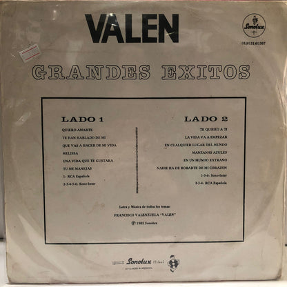 VALEN - GRANDES EXITOS LP