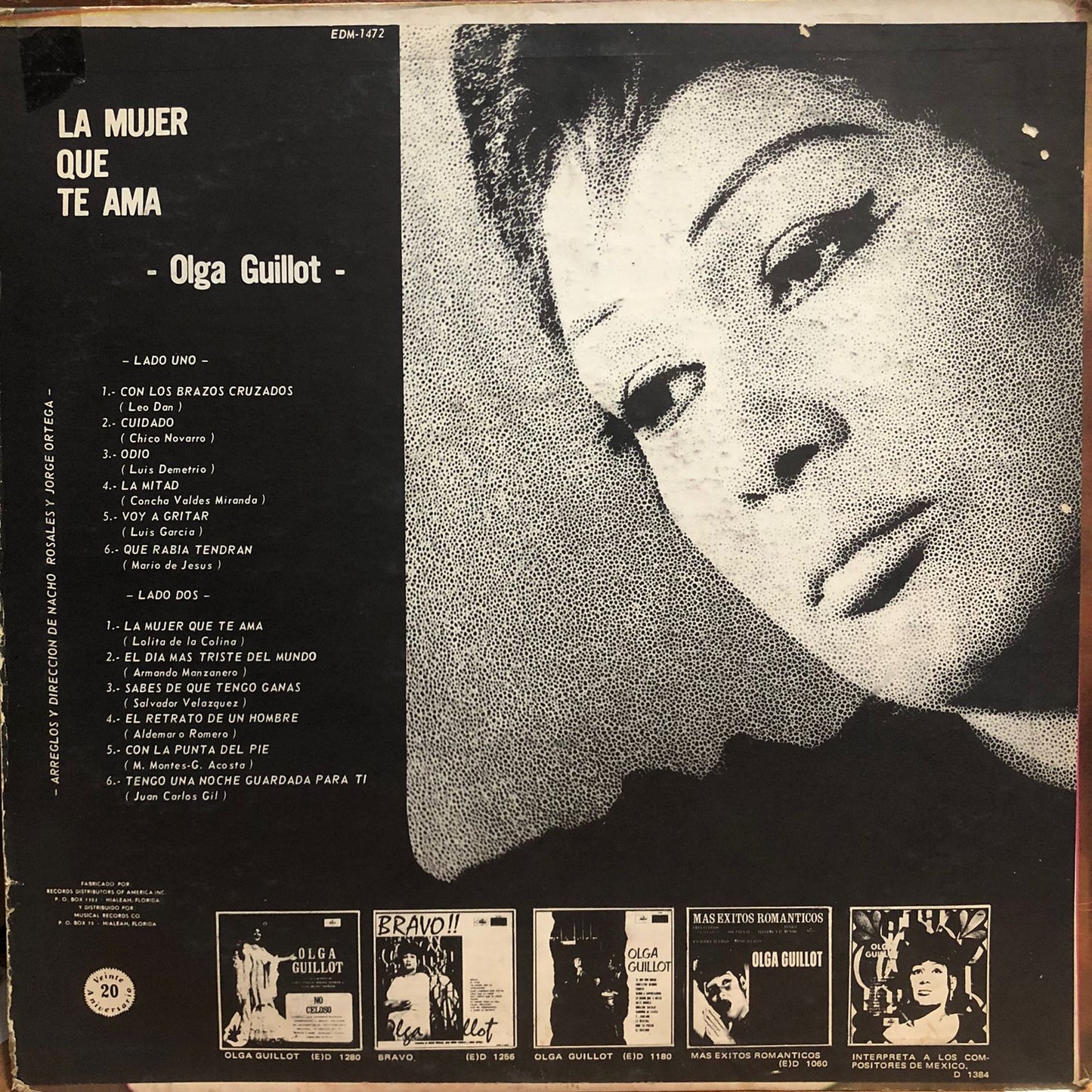 OLGA GUILLOT - LA MUJER QUE TE AMA LP