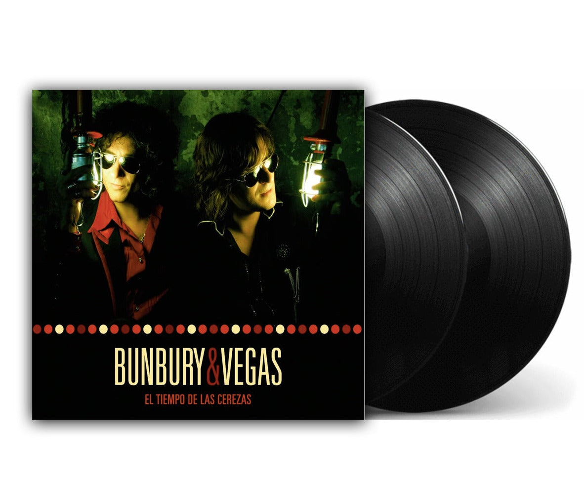 BUNBURY Y VEGAS - EL TIEMPO DE LAS CEREZAS  2 LPS + 2 CDS