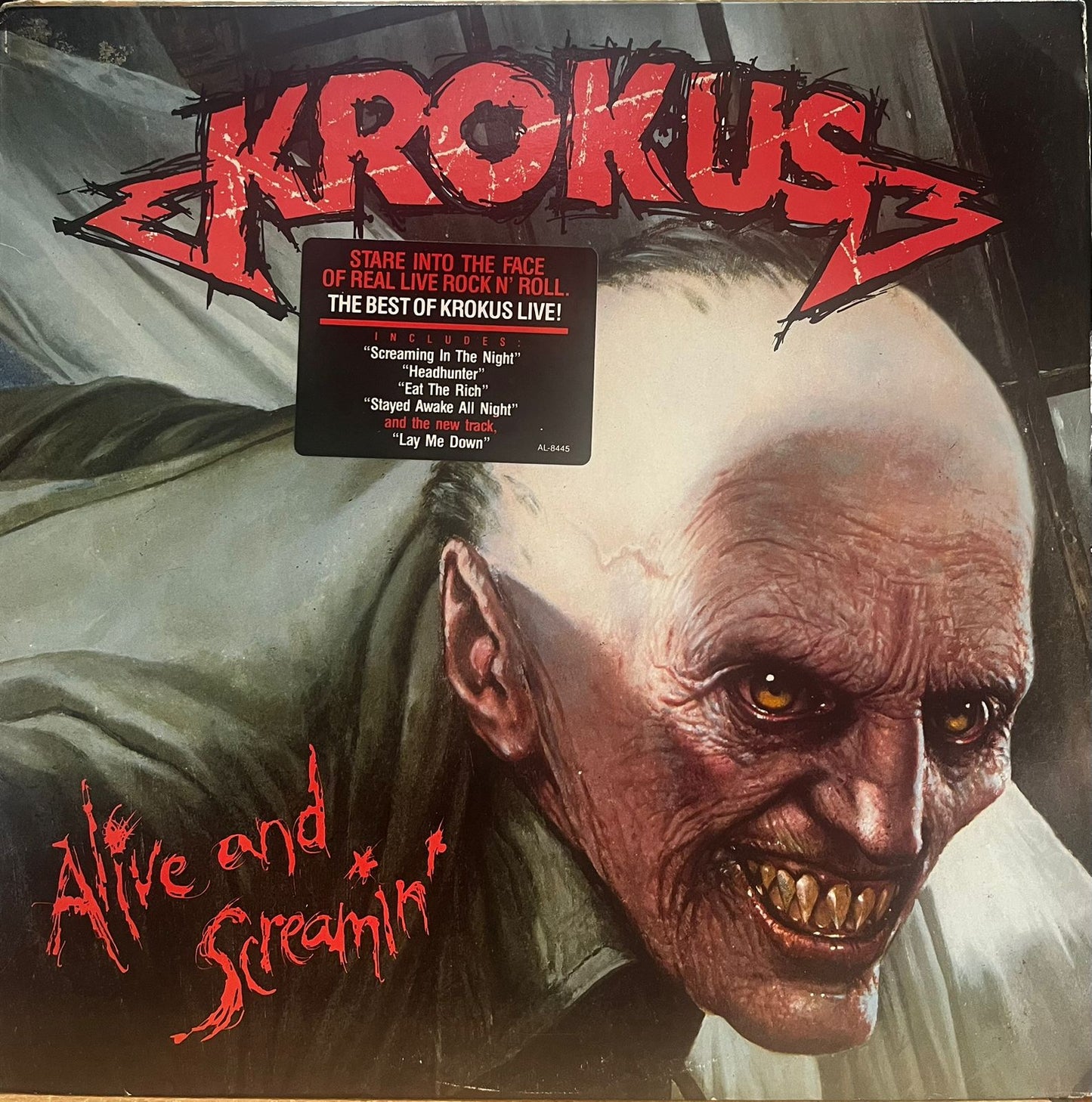 KROKUS - ALIVE AND SCREAMING LP