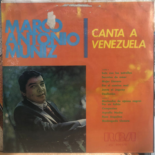 MARCO ANTONIO MUÑIZ - CANTA A VENEZUELA LP