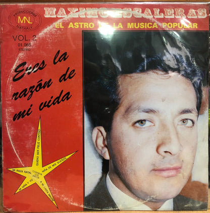 MAXIMO ESCALERAS - EL ASTRO DE LA MUSICA POPULAR VOL.2  LP