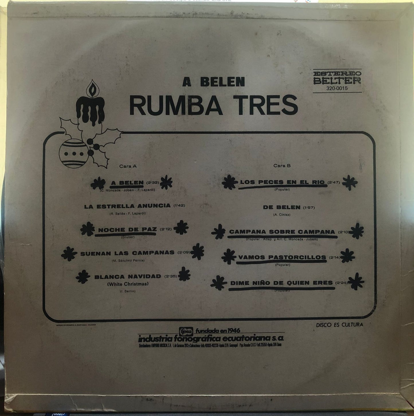 RUMBA TRES - A BELEN LP