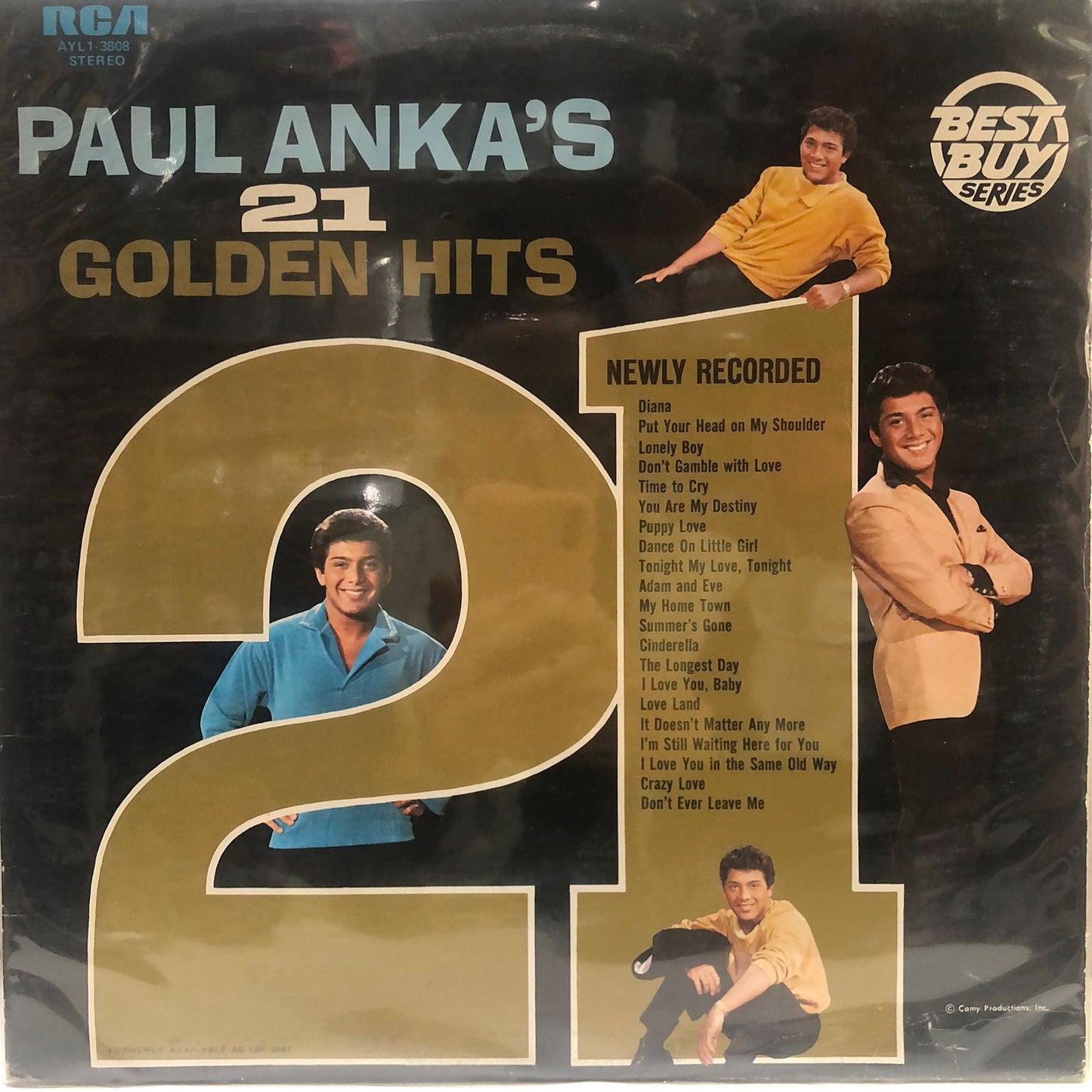 PAUL ANKA - PAUL ANKA´S 21 GOLDEN HITS LP (USED)