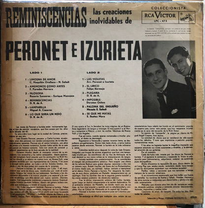 PERONET E IZURIETA - REIMINISCENCIAS LP