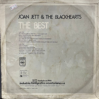 JOAN JETT & THE BLACKHEARTS  - THE BEST LP (DE EPOCA)