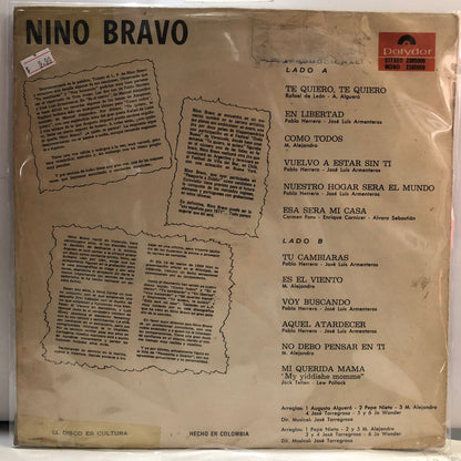 NINO BRAVO - TE QUIERO, TE QUIERO LP