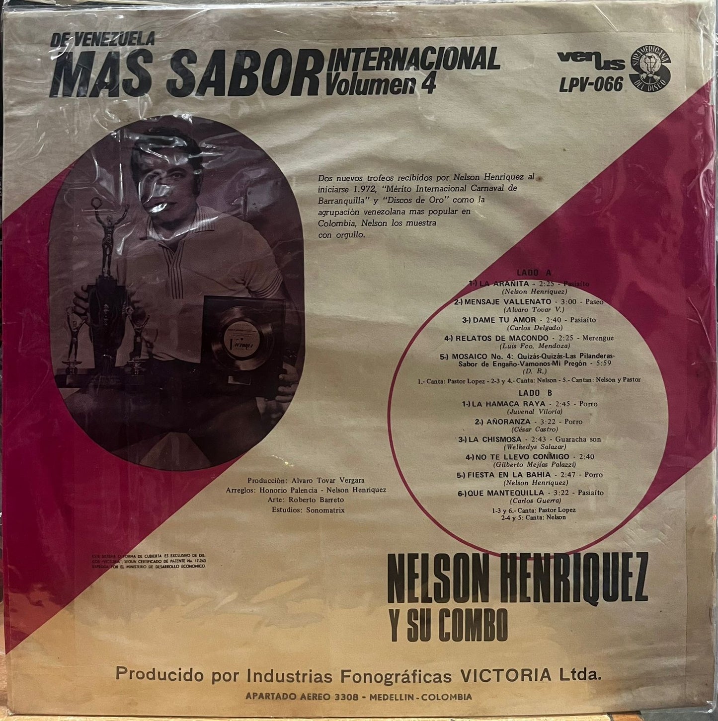 NELSON HENRIQUEZ - MAS SABOR INTERNACIONAL IV LP