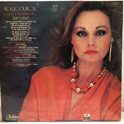 ROCIO DURCAL - CANTA LO ROMANTICO DE JUAN GABRIEL LP