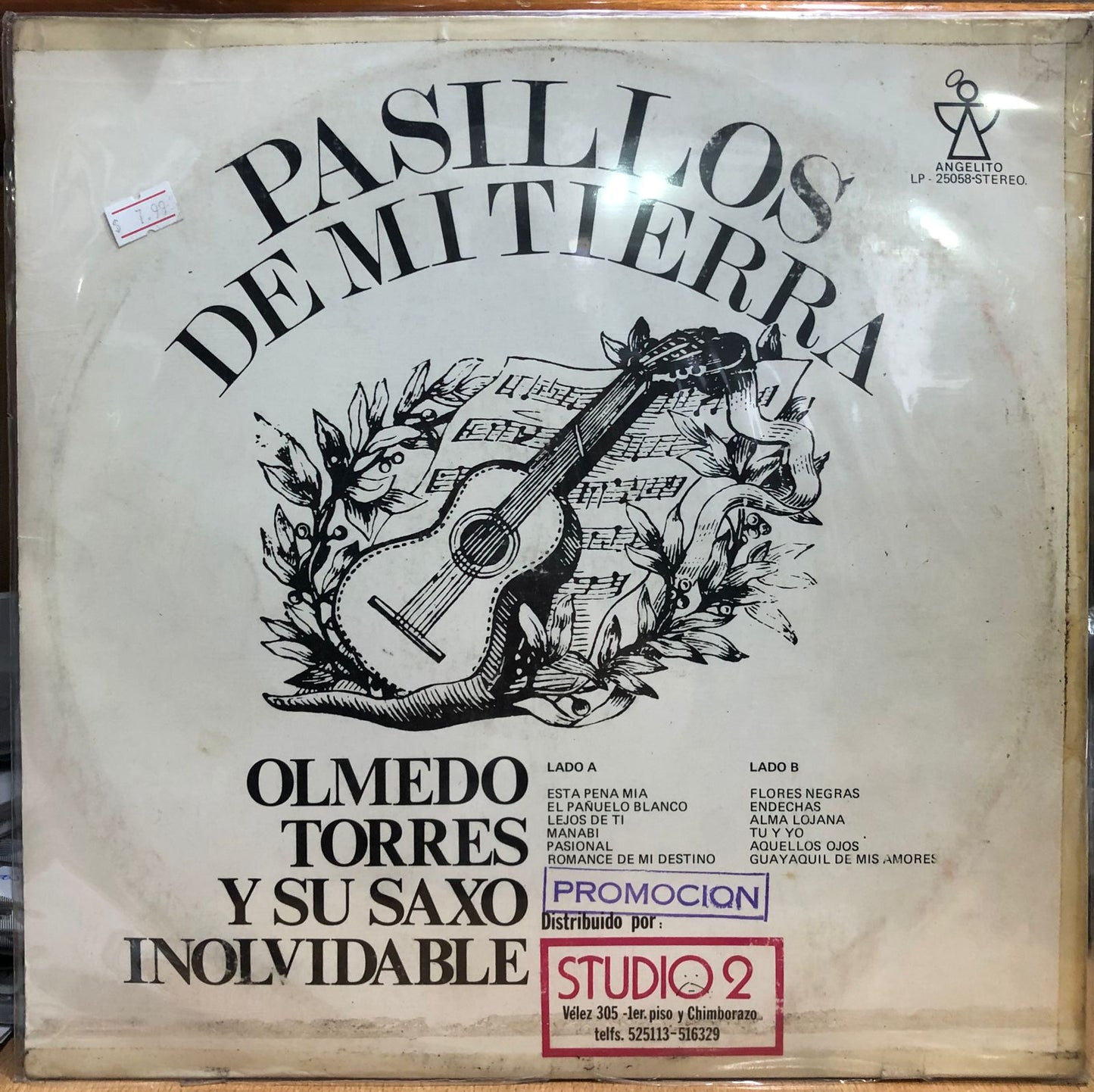 OLMEDO TORRES - PASILLOS DE MI TIERRA LP