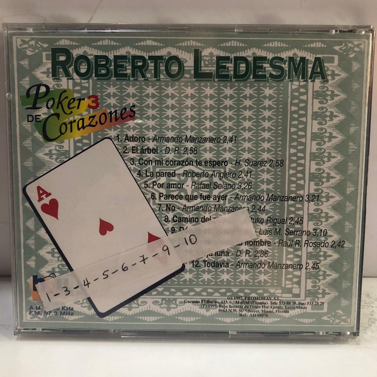 ROBERTO LEDESMA - POKER DE CORAZONES CD