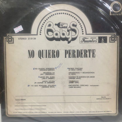 BABYS - NO QUIERO PERDERTE  LP