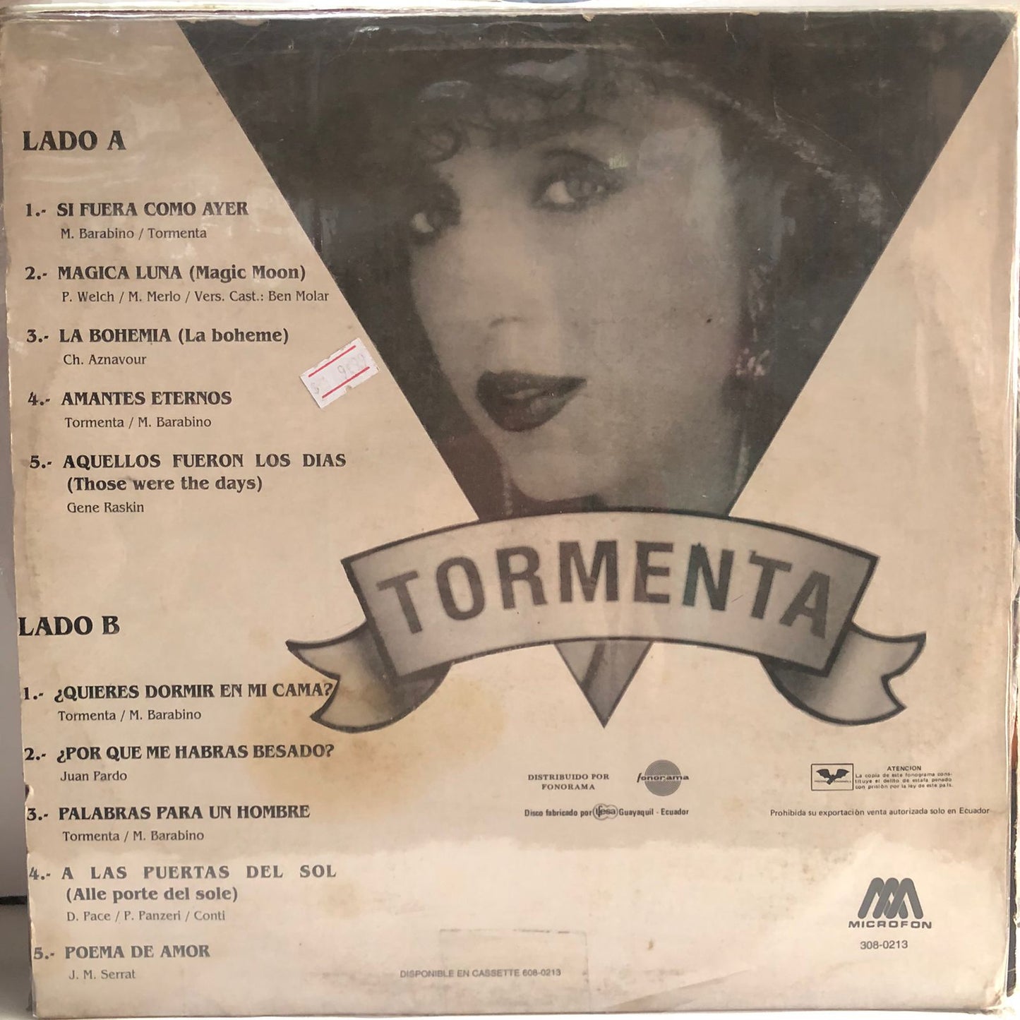 TOMERNTA - 10 SUPER EXITOS LP