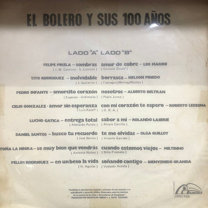 EL BOLERO Y SUS 100 AÑOS LP