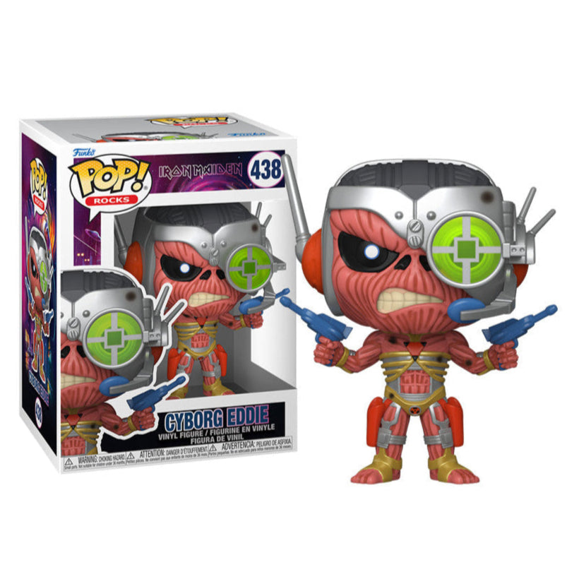 IRON MAIDEN - CYBORG EDDIE MUÑECO FUNKO POP ROCKS 438