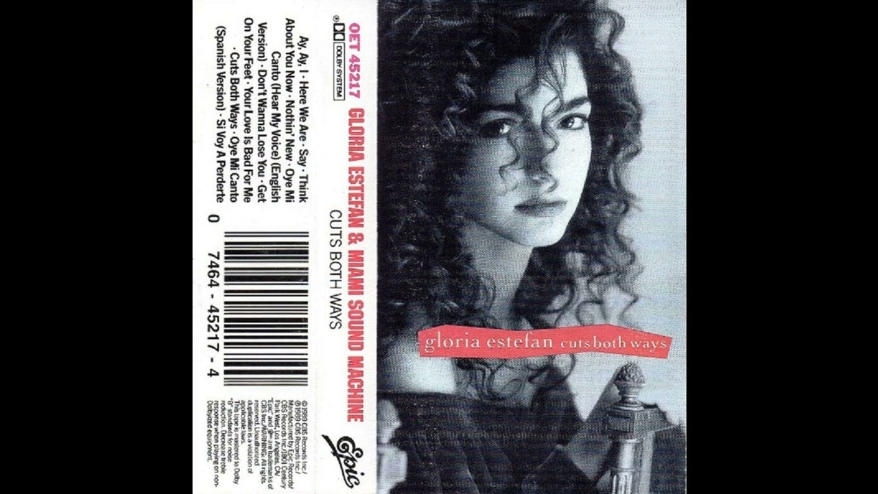 GLORIA ESTEFAN & MIAMI SOUND MACHINE - CUTS BOTH WAYS   CASSETTE