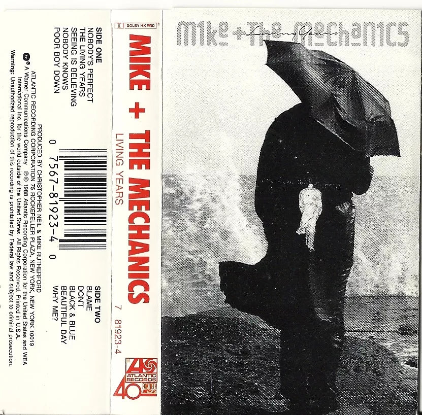 MIKE + THE MECHANICS - LIVING YEARS  CASSETTE