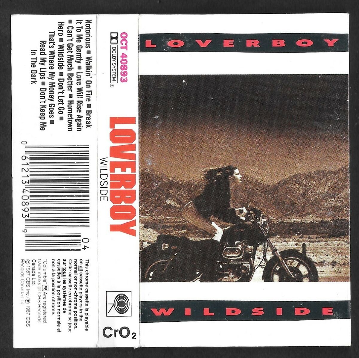 LOVERBOY - WILDSIDE  CASSETTE