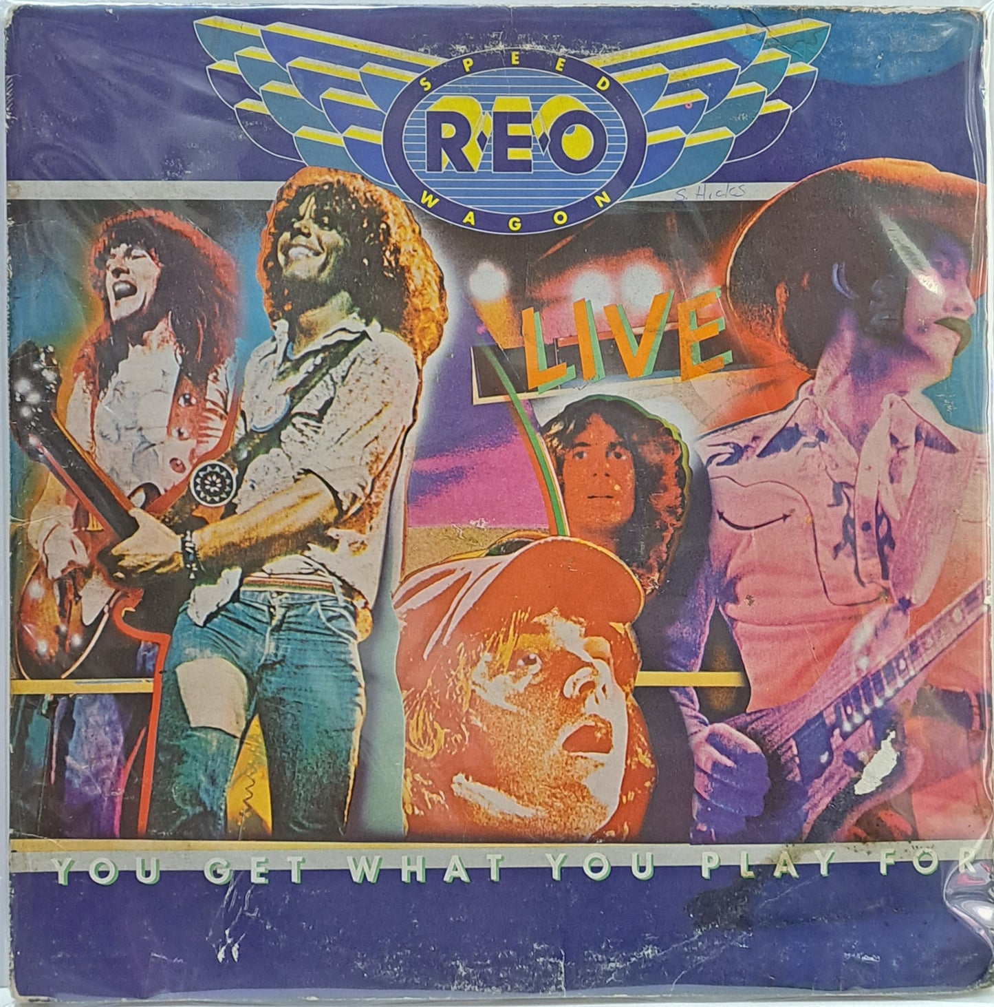 REO SPEEDWAGON - YOU GET WHAT YOU PLAY  2 LPS
