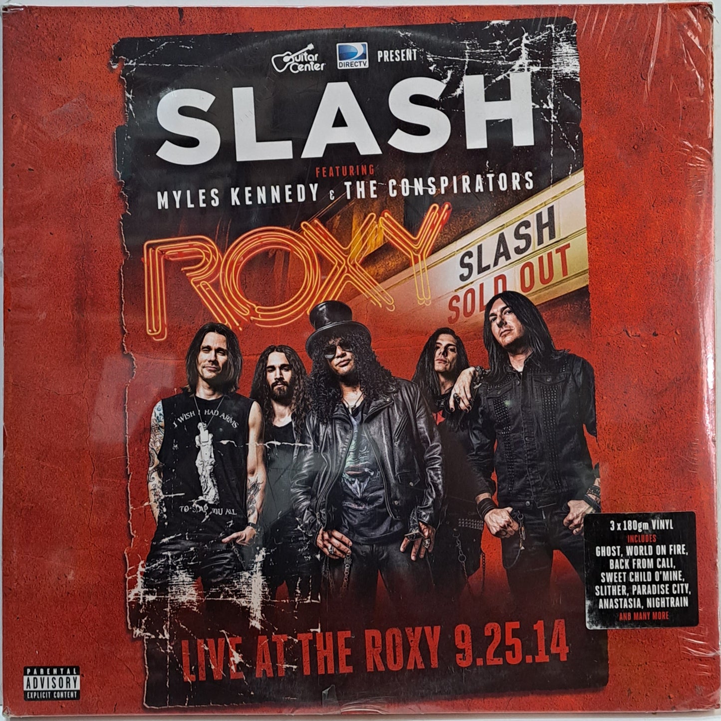 SLASH - LIVE AT THE ROXY  3 LPS