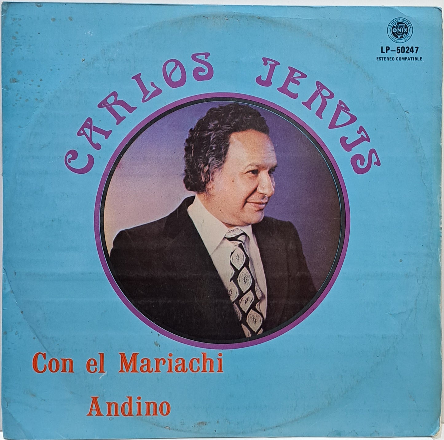 CARLOS JERVIS - CON EL MARIACHI ANDINO  LP