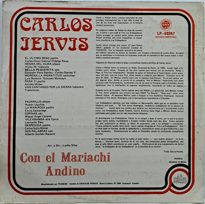 CARLOS JERVIS - CON EL MARIACHI ANDINO  LP