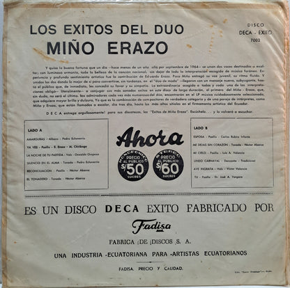 DUO MIÑO ERAZO - LOS EXITOS  LP