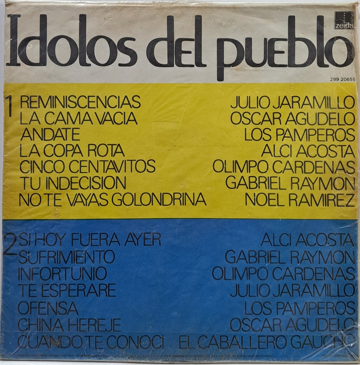 IDOLOS DEL PUEBLO - VARIOS INTERPRETES   LP