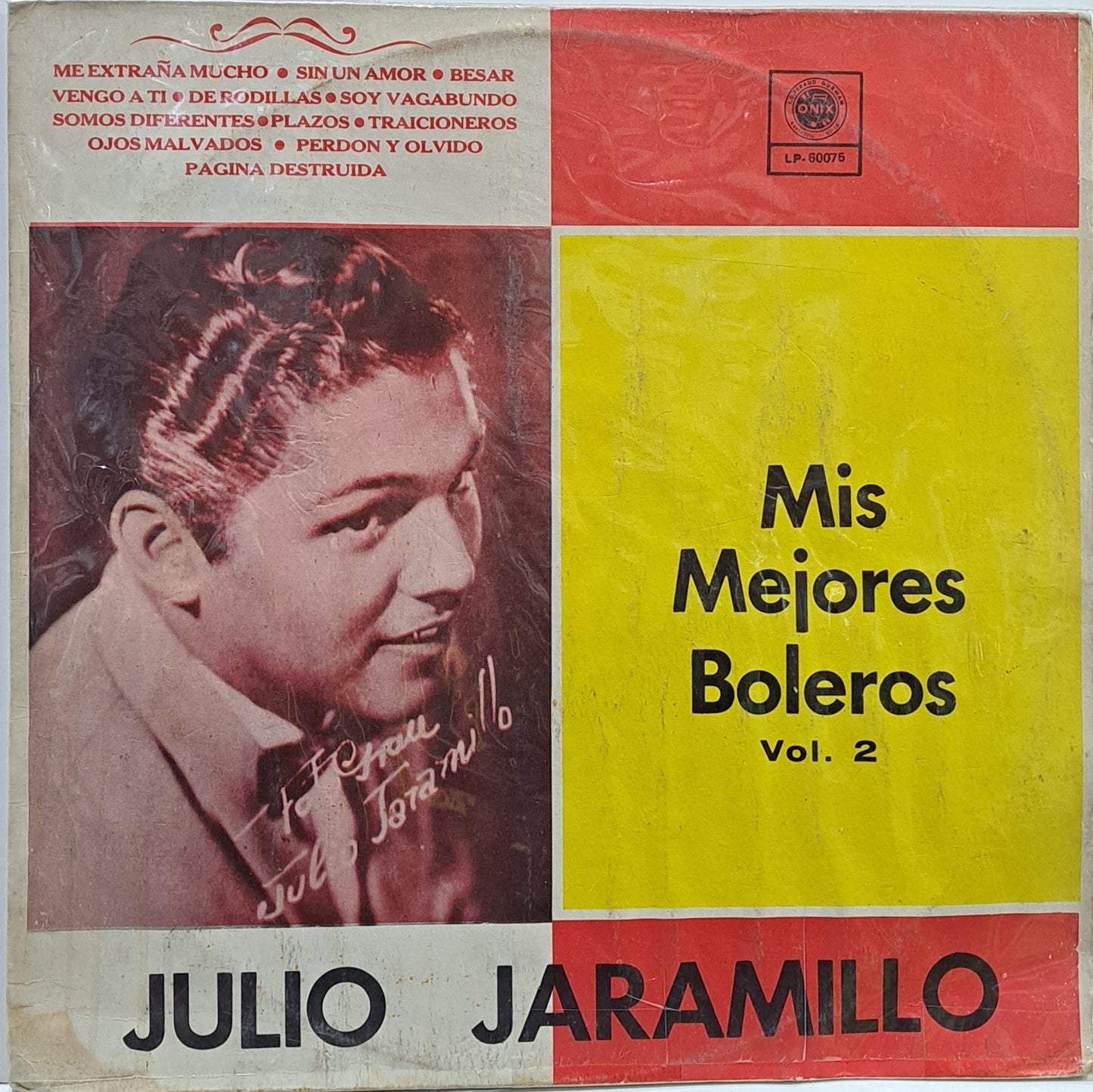 JULIO JARAMILLO - MIS MEJORES BOLEROS VOL 2 LP