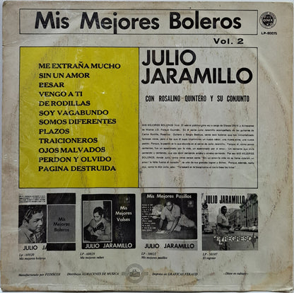 JULIO JARAMILLO - MIS MEJORES BOLEROS VOL 2 LP