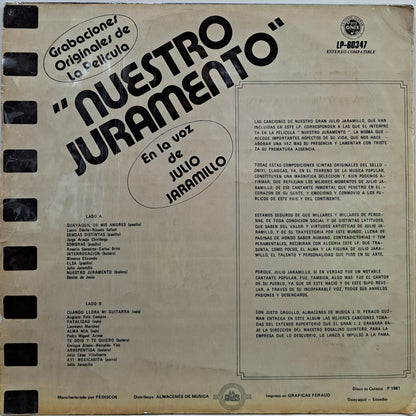 JULIO JARAMILLO - NUESTRO JURAMENTO LP