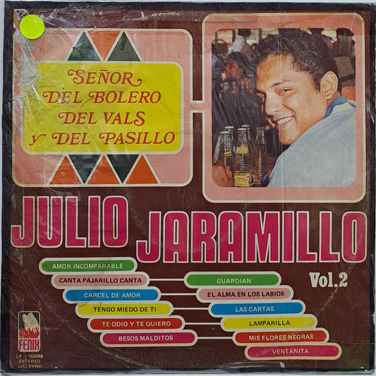 JULIO JARAMILLO - SEÑOR DEL BOLERO, DEL VALS Y DEL PASILLO VOL.2 LP