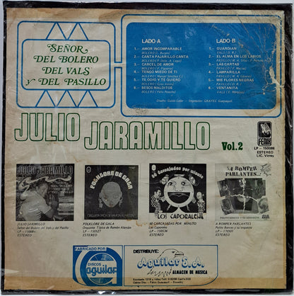 JULIO JARAMILLO - SEÑOR DEL BOLERO, DEL VALS Y DEL PASILLO VOL.2 LP