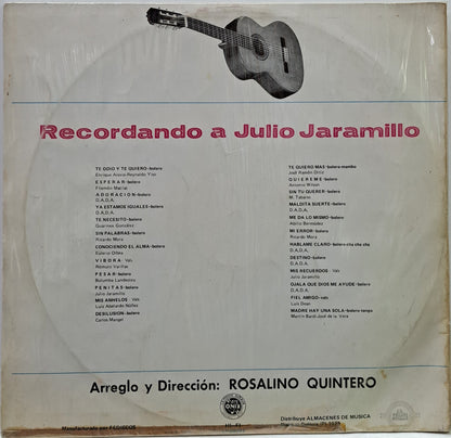 JULIO JARAMILLO - RECORDANDO A  2 LPS