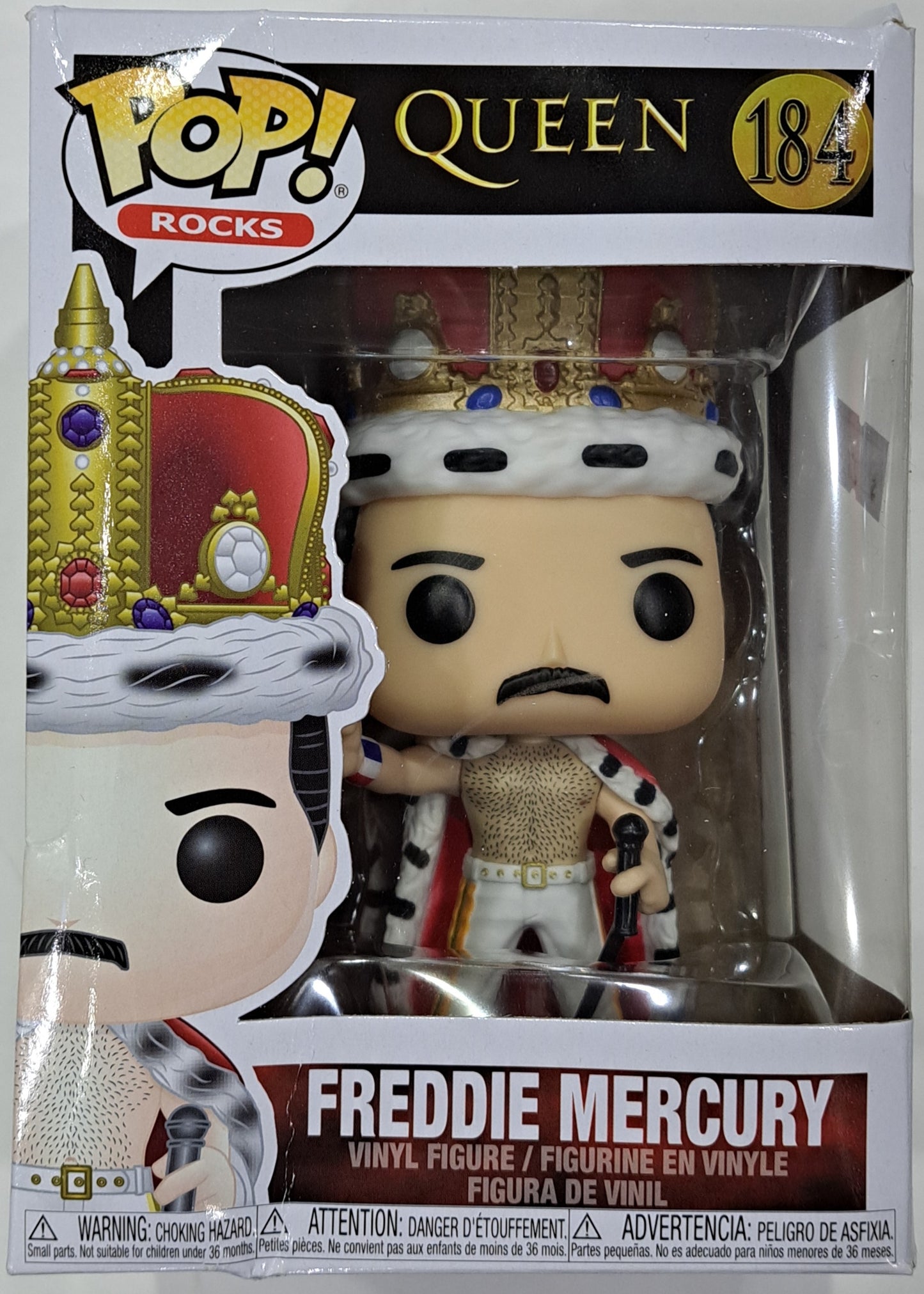 QUEEN - FREDDIE MERCURY  MUÑECO POP ROCKS 184