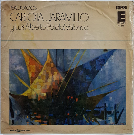 CARLOTA JARAMILLO Y LUIS ALBERTO VALENCIA - RECUERDOS  LP