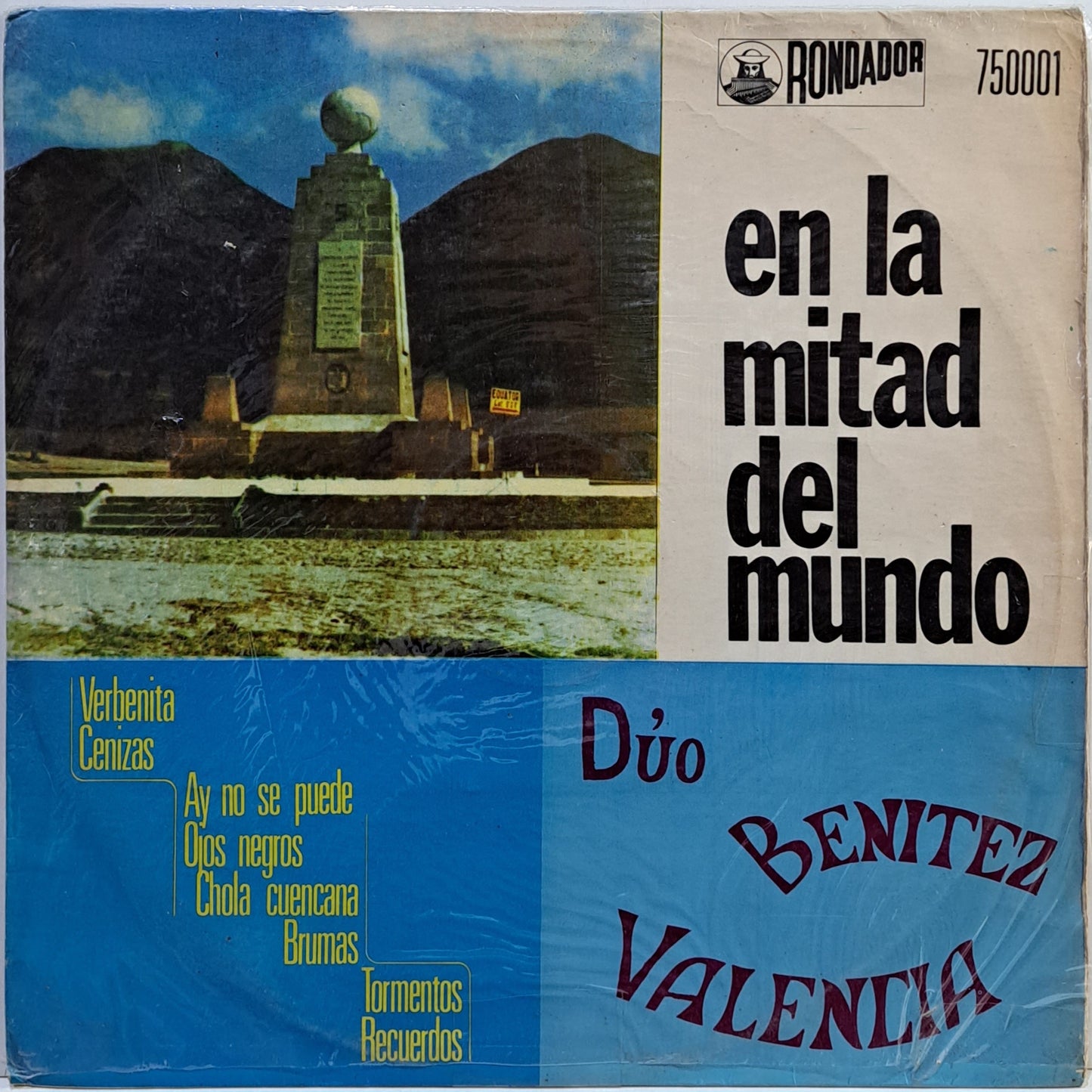 BENITEZ - VALENCIA - EN LA MITAD DEL MUNDO  LP