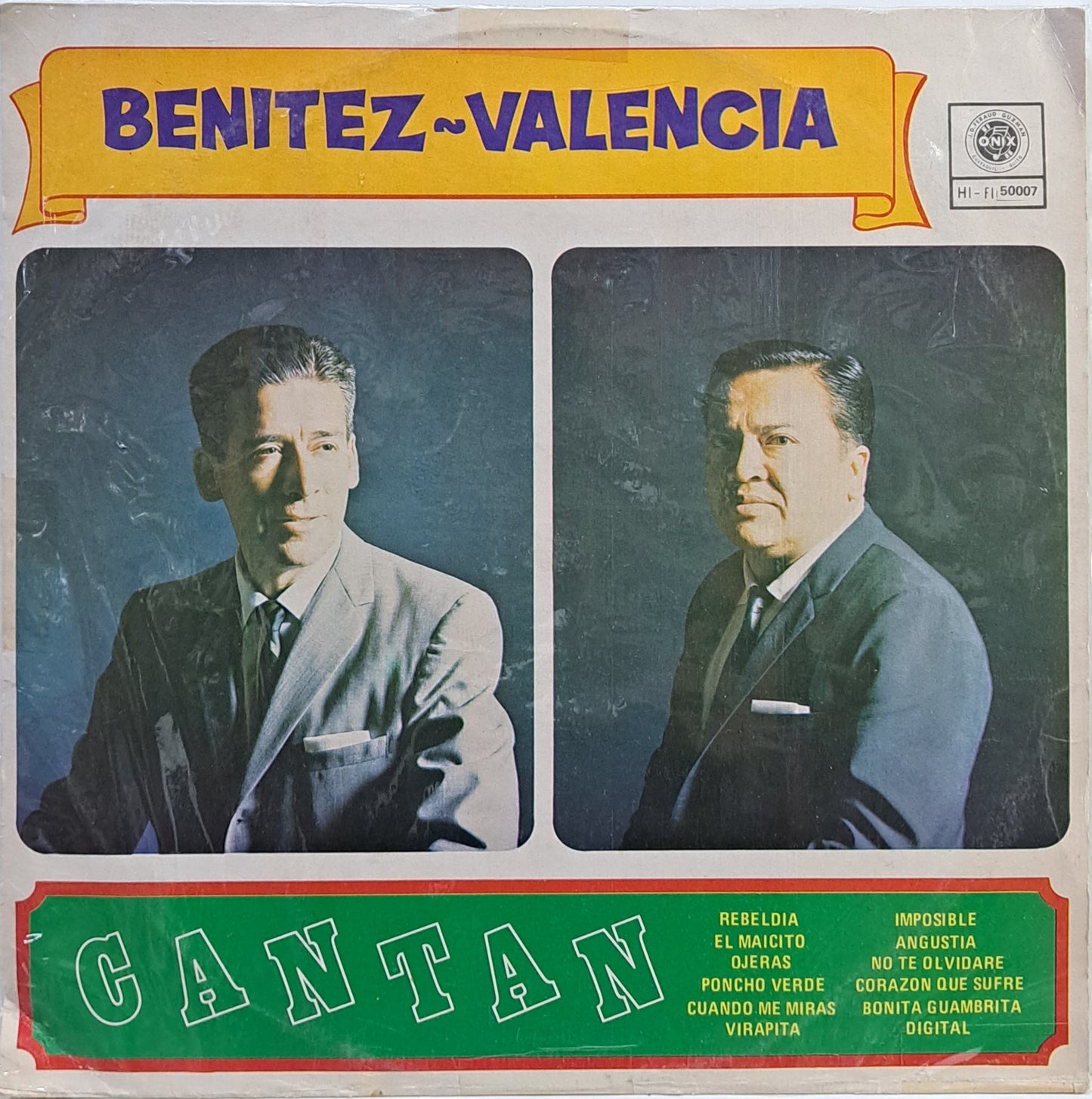 BENITEZ - VALENCIA - CANTAN  LP